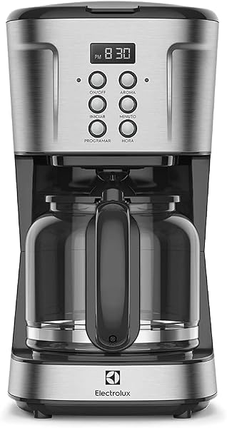 Cafeteira Elétrica Electrolux ECM30 Programável Digital 38 Xícaras Inox