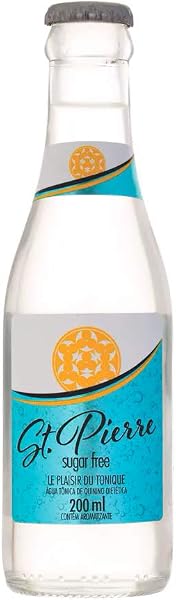 ST Pierre Tonic Water Sugar Free Vidro 200ml